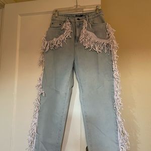 Nasty Gal tassel jeans